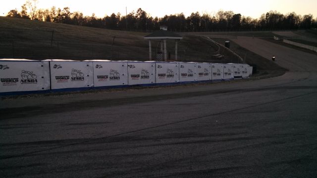 Airfence at Road Atlanta provided by NESBA